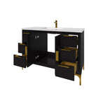 Oxford 47.5 Inch Bathroom Vanity in Black