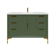 Load image into Gallery viewer, Oxford 47.5 Inch Bathroom Vanity in Sage Green