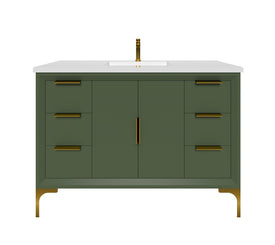 Oxford 47.5 Inch Bathroom Vanity in Sage Green