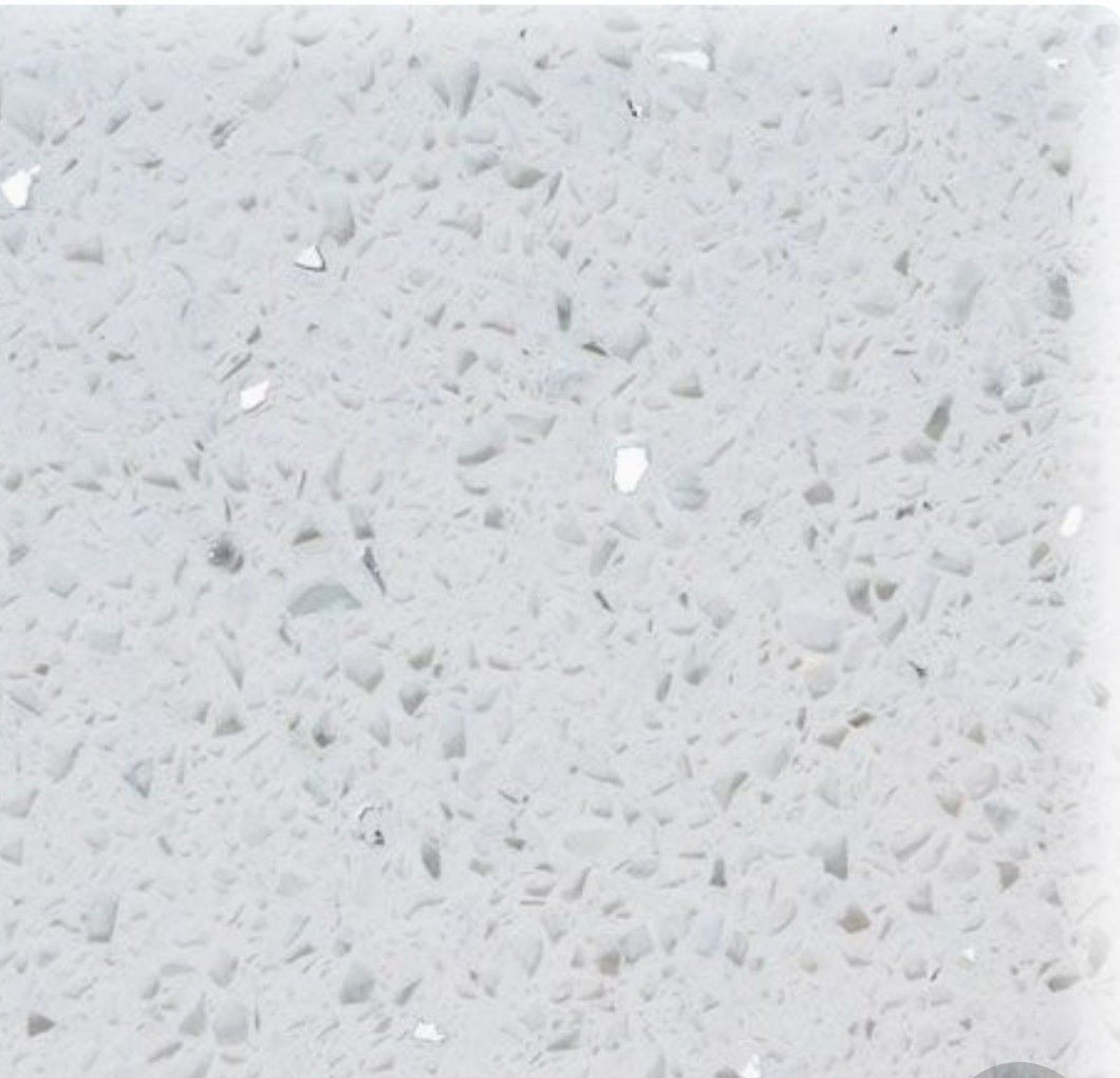 49 in. Sparkling/Pebbled Quartz Top - add on (Tier 1)