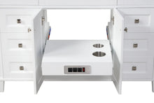 Load image into Gallery viewer, Kensington 47.5 in All Wood Vanity in Bright White - Cabinet Only ER VANITIES