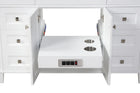 Kensington 47.5 in All Wood Vanity in Metal Gray - Cabinet Only ER VANITIES