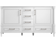 Load image into Gallery viewer, Atlanta 59.5 inch Double Bathroom Vanity in White- Cabinet Only