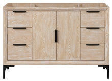 Load image into Gallery viewer, Oxford 47.5 Inch Bathroom Vanity in Whitewashed Ash
