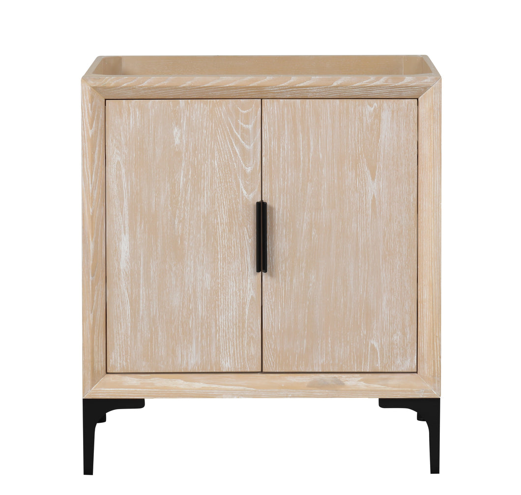Oxford 29.5 Inch Bathroom Vanity in Whitewashed Ash