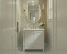 Load image into Gallery viewer, Windsor 29.5 in All Wood Vanity in Bright White - Cabinet Only SFD