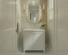 Windsor 29.5 in All Wood Vanity in Bright White - Cabinet Only SFD
