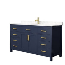 Load image into Gallery viewer, 60 in. Single Beckett Vanity in Dark Blue