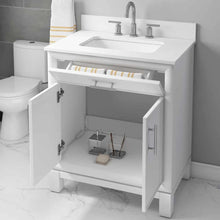 Load image into Gallery viewer, Clifden 30&quot; Vanity in White with Stone Top