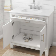 Load image into Gallery viewer, Clifden 36&quot; Vanity in White with Stone Top