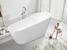 Load image into Gallery viewer, Layla Slipper 59 Inch Freestanding Tub