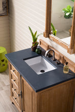 Load image into Gallery viewer, Providence 36&quot; Single Vanity Cabinet, Driftwood, w/ 3 CM Charcoal Soapstone Quartz Top