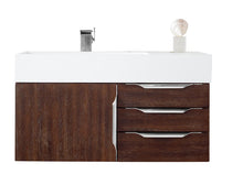 Load image into Gallery viewer, Mercer Island 36&quot; Single Vanity, Coffee Oakw/ Glossy White Composite Top