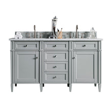Load image into Gallery viewer, Brittany 60&quot; Urban Gray Double Vanity w/ 3 CM Arctic Fall Solid Surface Top