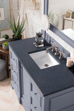 Load image into Gallery viewer, De Soto 48&quot; Single Vanity, Silver Gray w/ 3 CM Charcoal Soapstone Quartz Top