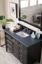 Load image into Gallery viewer, Brittany 48&quot; Black Onyx Single Vanity w/ 3 CM Charcoal Soapstone Quartz Top