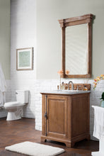 Load image into Gallery viewer, Providence 26&quot; Driftwood Single Vanity w/ 3 CM Carrara Marble Top