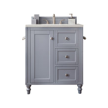 Load image into Gallery viewer, Copper Cove Encore 30&quot; Single Vanity, Silver Gray w/ 3 CM Eternal Jasmine Pearl Quartz Top