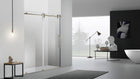 Sofi 60 in. x 79 in. Frameless Rolling Shower Door in Champaign Gold