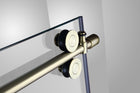 Sofi 60 in. x 79 in. Frameless Rolling Shower Door in Champaign Gold