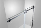 Sofi 60 in. x 79 in. Frameless Rolling Shower Door in Black