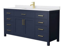 Load image into Gallery viewer, 66 in. Single Beckett in Navy (Base Only)