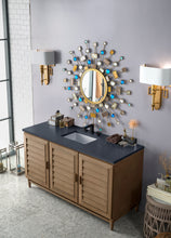 Load image into Gallery viewer, Portland 60&quot; Single Vanity Whitewashed Walnut, w/ 3 CM Charcoal Soapstone Quartz Top