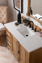 Load image into Gallery viewer, Providence 48&quot; Single Vanity Cabinet, Driftwood, w/ 3 CM Classic White Quartz Top James Martin