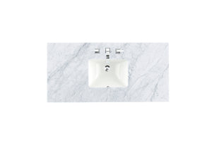Bathroom Vanities Outlet Atlanta Renovate for Less48" Single 3 CM Top, Carrara White w/ Sink