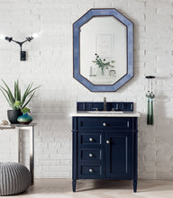 Load image into Gallery viewer, Brittany 30&quot; Single Vanity, Victory Blue w/ 3 CM Eternal Jasmine Pearl Quartz Top