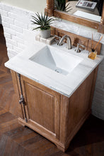 Load image into Gallery viewer, Providence 26&quot; Driftwood Single Vanity w/ 3 CM Arctic Fall Solid Surface Top