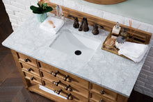Load image into Gallery viewer, Bathroom Vanities Outlet Atlanta Renovate for LessMalibu 48&quot; Single Vanity, Honey Alder w/ 3 CM Carrara Marble Top