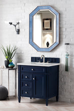 Load image into Gallery viewer, Brittany 30&quot; Single Vanity, Victory Blue w/ 3 CM Eternal Jasmine Pearl Quartz Top
