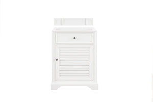 Savannah 26" Single Vanity Cabinet, Bright White