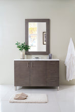 Load image into Gallery viewer, Metropolitan 48&quot; Silver Oak Single Vanity w/ 3 CM Arctic Fall Solid Surface Top