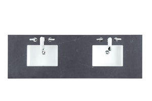 Bathroom Vanities Outlet Atlanta Renovate for Less72" Double Top, 3 CM Charcoal Soapstone Quartz w/ Sink