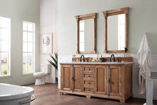 Load image into Gallery viewer, Providence 72&quot; Driftwood Double Vanity w/ 3 CM Carrara Marble Top