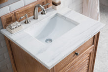 Load image into Gallery viewer, Savannah 26&quot; Driftwood Single Vanity w/ 3 CM Arctic Fall Solid Surface Top