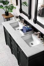 Load image into Gallery viewer, Brittany 60&quot; Black Onyx Double Vanity w/ 3 CM Eternal Jasmine Pearl Quartz Top