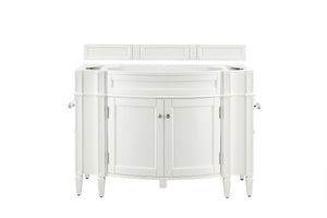 Brittany 46" Single Vanity, Bright White