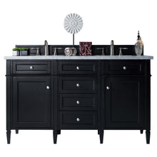 Load image into Gallery viewer, Brittany 60&quot; Black Onyx Double Vanity w/ 3 CM Eternal Jasmine Pearl Quartz Top