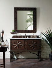 Load image into Gallery viewer, Balmoral 48&quot; Antique Walnut Single Vanity w/ 3 CM Arctic Fall Solid Surface Top