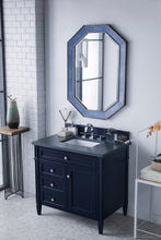 Load image into Gallery viewer, Brittany 36&quot; Victory Blue Single Vanity w/ 3 CM Charcoal Soapstone Quartz Top