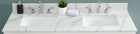 61" Calacatta White Quartz Top - add on Renovate for Less Outlet