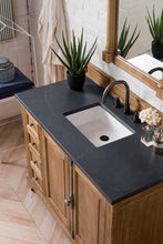 Load image into Gallery viewer, Providence 48&quot; Single Vanity Cabinet, Driftwood, w/ 3 CM Charcoal Soapstone Quartz Top