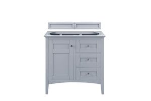 Palisades 36" Single Vanity, Silver Gray