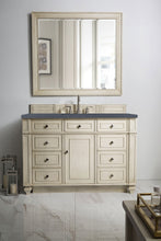 Load image into Gallery viewer, Bristol 48&quot; Single Vanity, Vintage Vanilla, w/ 3 CM Charcoal Soapstone Quartz Top