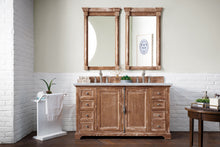 Load image into Gallery viewer, Providence 60&quot; Driftwood Double Vanity w/ 3 CM Carrara Marble Top