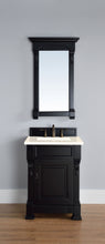Load image into Gallery viewer, Brookfield 26&quot; Single Vanity, Antique Black w/ 3 CM Eternal Marfil Quartz Top