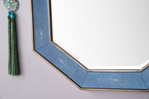 Bathroom Vanities Outlet Atlanta Renovate for LessTangent 30" Mirror, Silver w/ Delft Blue